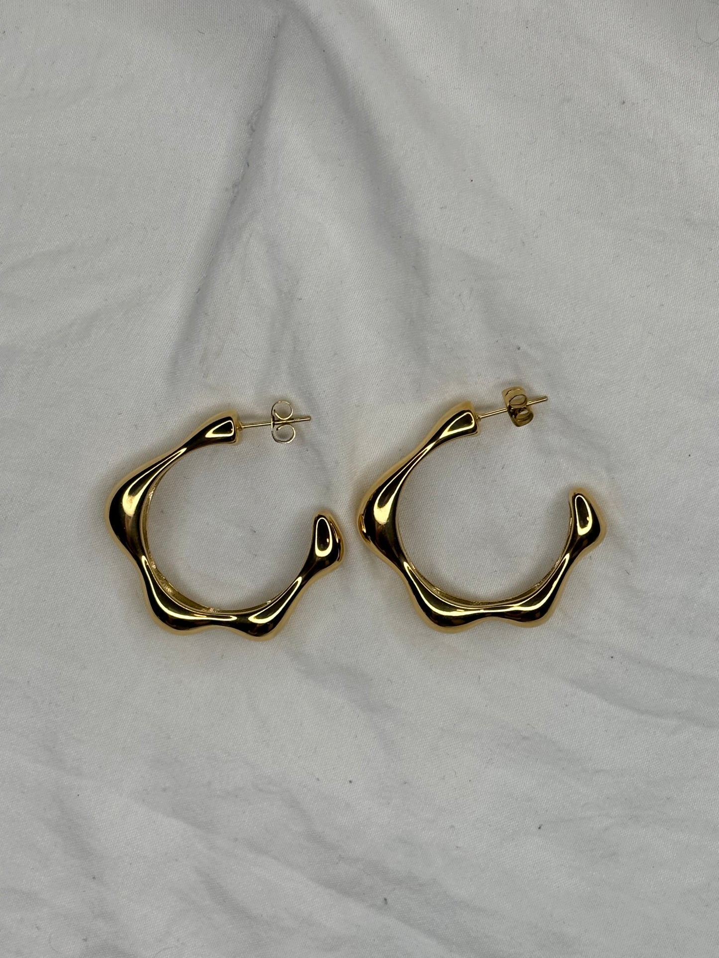 Gold Luxe Hoops