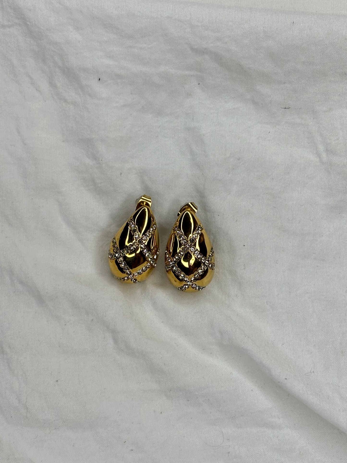 Golden Pear Earrings